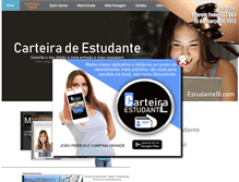 Tablet Screenshot of estudante10.com.br